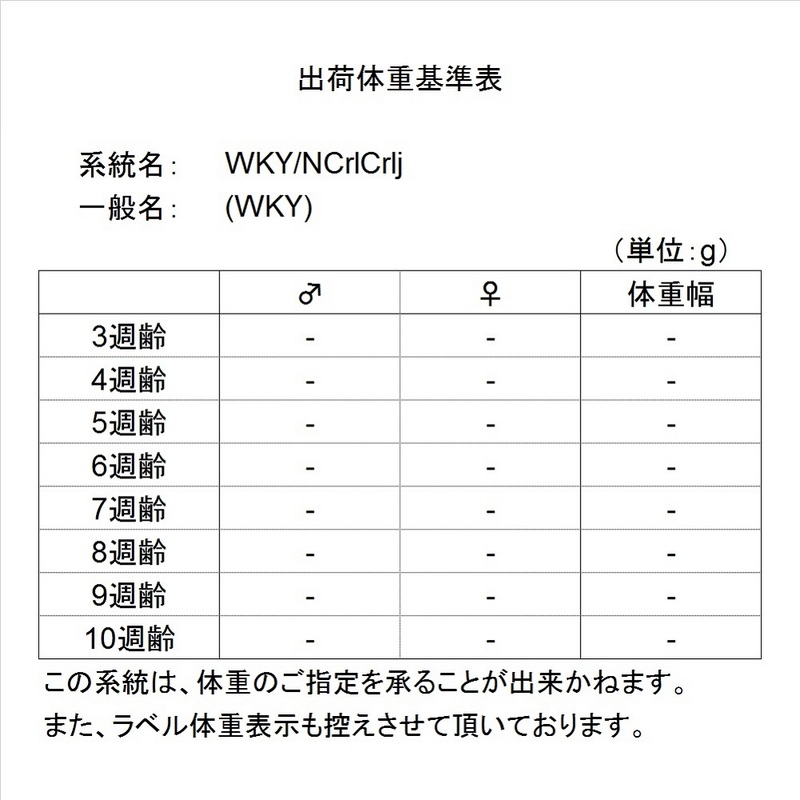WKYオス9W-20W